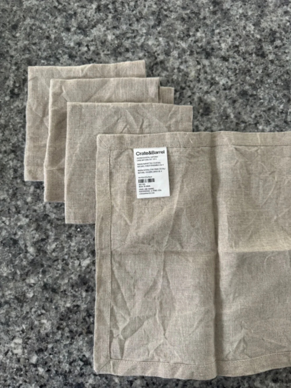 Crate&Barrel Cocktail Napkins NWT